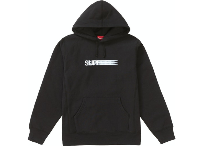 Supreme Motion Logo Hooded Sweatshirt Black