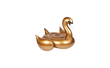 Ride-On Gold Swan Float