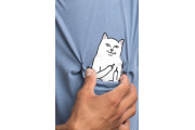 Lord Nermal Pocket T-Shirt - Pigment Wash Blue