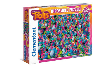 Clementoni "Impossible Trolls" Puzzle (1000 Piece)