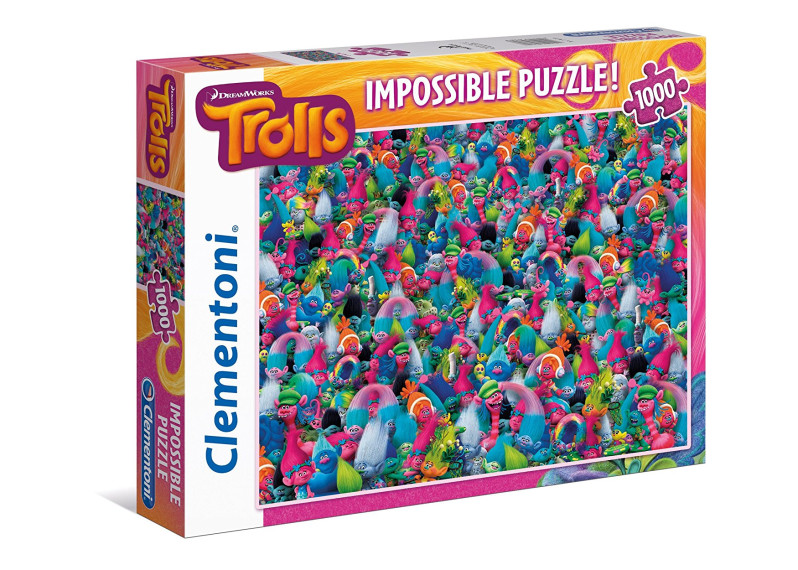Clementoni "Impossible Trolls" Puzzle (1000 Piece)