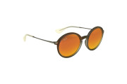 Red Mirror Round 50mm Sunglasses - RB4222 61676Q