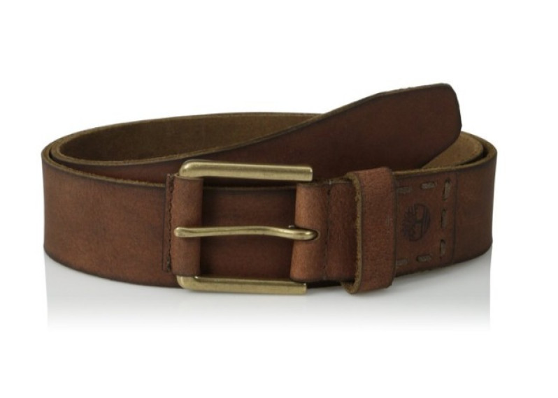 Timberland Men's 40mm Leather Belt -Brown