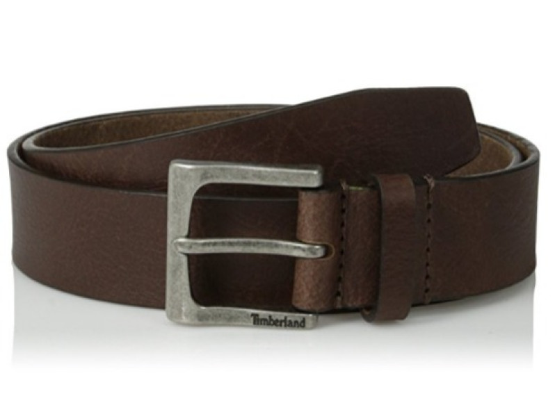 Timberland Men's 35Mm Classic Leather Jean Belt-Brown