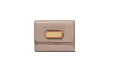 MARC BY MARC JACOBS Textured-leather wallet - Mushroom
