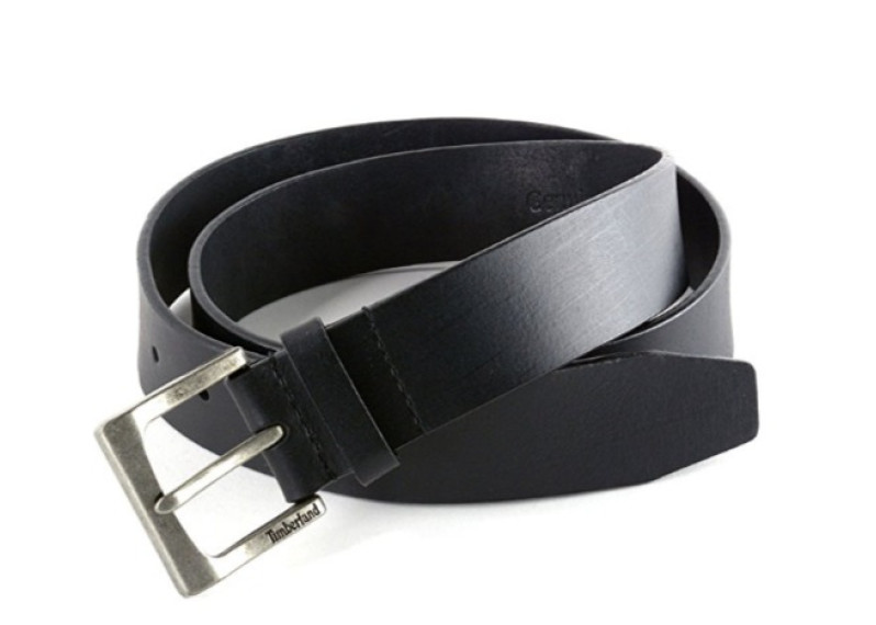 Timberland Men's Genuine Leather 35MM Belt- Black