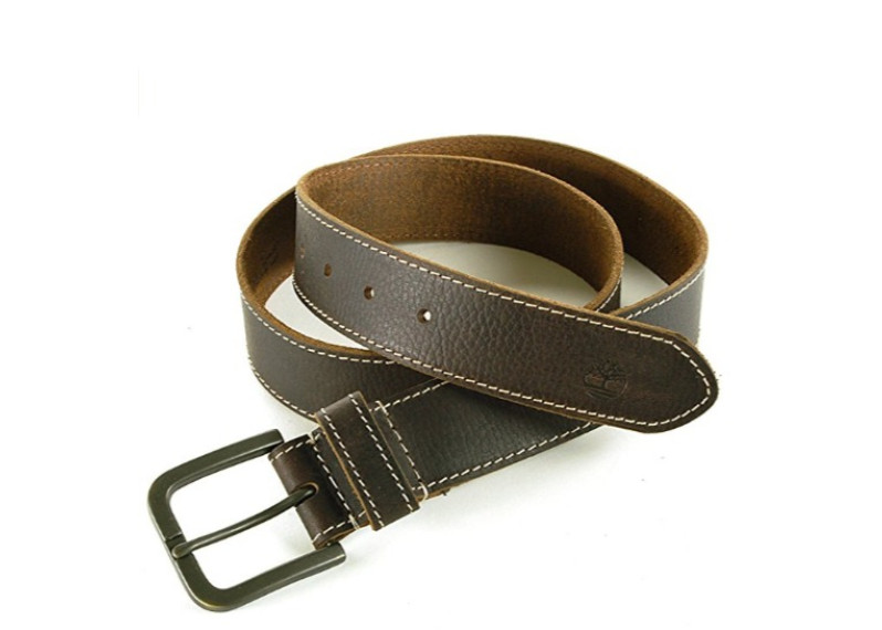Timberland Men's Boot Leather Belt-Brown