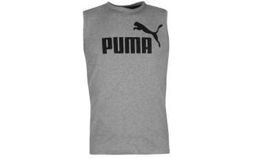 Puma No1 Sleeveless T Shirt Mens - Grey