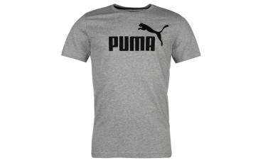 Puma No 1 Logo T Shirt Mens - Med Grey