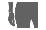 COACH Pave Padlock Chain Bracelet - Gold