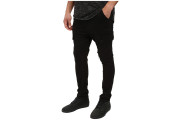 Publish Angus - Stretch Twill Drop Stack Fit Cargo Pants - Black
