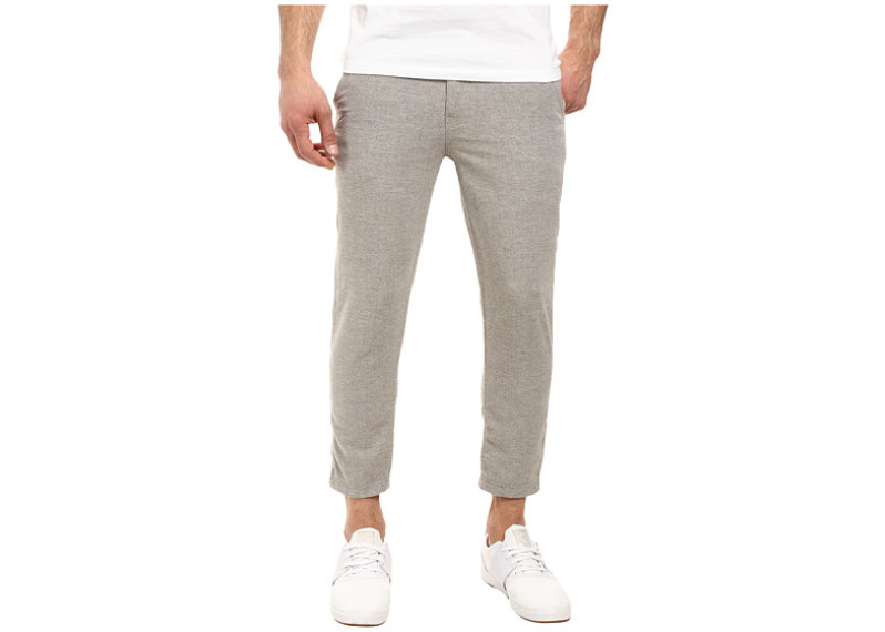 Publish Aaru - Premium Brushed Twill Flannel On Ankle Fit Pants - Grey