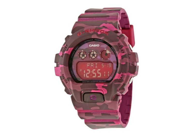 G-Shock Digital Pink Camouflage Ladies Watch