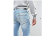ASOS Super Skinny Jeans In 12.5oz Bleach Blue