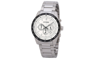 White Dial Men's Chronograph Watch - AN8071-51A