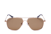 PRIVE REVAUX “The Marquise” Handcrafted Designer Aviator Sunglasses - Gold