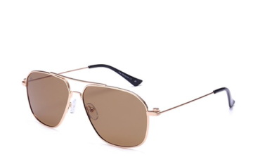 PRIVE REVAUX “The Marquise” Handcrafted Designer Aviator Sunglasses - Gold