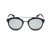 PRIVE REVAUX “The Producer” Handcrafted Designer Round Sunglasses - Black/Gray