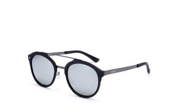 PRIVE REVAUX “The Producer” Handcrafted Designer Round Sunglasses - Black/Gray