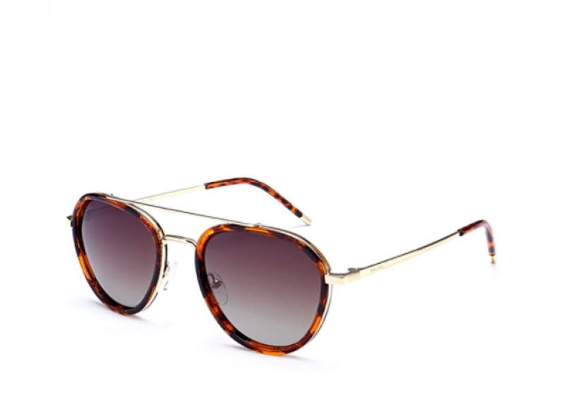 PRIVE REVAUX “The Connoisseur” Handcrafted Designer Aviator Sunglasses - Tortoise