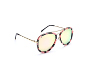 PRIVE REVAUX “The Supermodel” Handcrafted Designer Brow Bar Sunglasses - Flower
