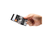 ROCO Minimalist Aluminum Slim Wallet RFID BLOCKING Money Clip - No.2 - Acu