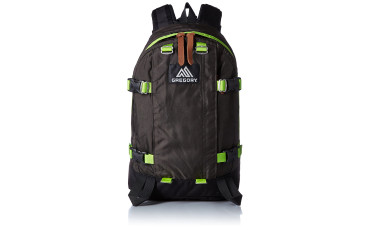 Gregory backpack all day - Dark coffee / lime