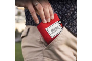 Matador Pocket Blanket 2.0 NEW VERSION, picnic, beach, hiking, camping. Water Resistant with Built-in Ground Stakes - Original Red