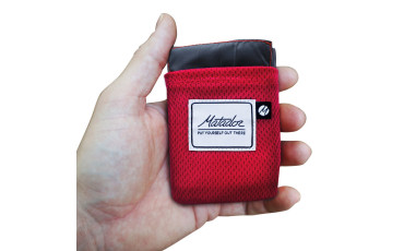 Matador Pocket Blanket 2.0 NEW VERSION, picnic, beach, hiking, camping. Water Resistant with Built-in Ground Stakes - Original Red