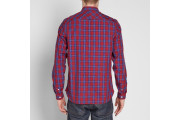 FRED PERRY TARTAN GINGHAM SHIRT - Red