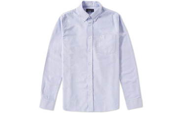 FRED PERRY CLASSIC OXFORD SHIRT - Light Smoke