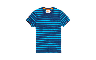 Classic Stripe Pocket T-shirt - atlantic navy grit/hawaii blue