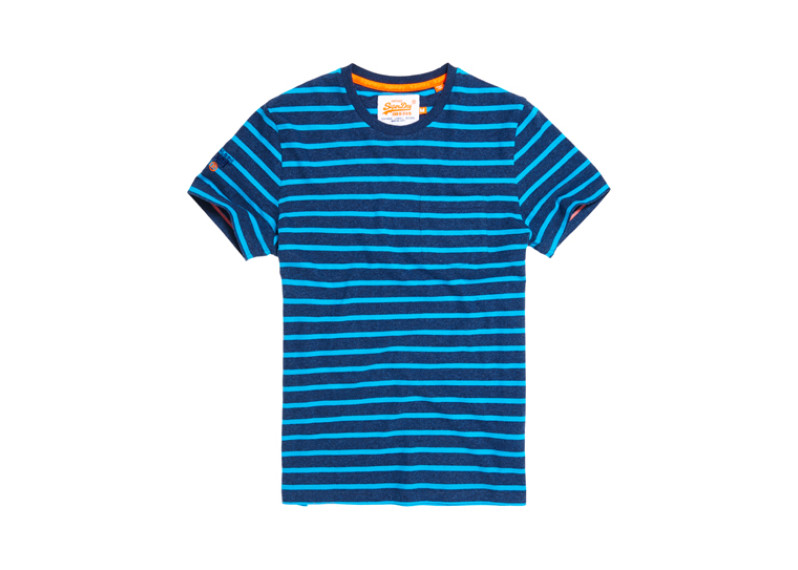 Classic Stripe Pocket T-shirt - atlantic navy grit/hawaii blue