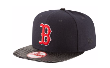 NEW ERA MLB LEATHER RIP SNAPBACK - Boston Red Sox | Navy