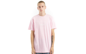 Outline Box Logo T-Shirt - Pink