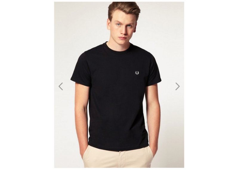 Fred Perry T-Shirt With Crew Neck In Black