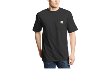 Carhartt Men's Workwear Short Sleeve T-Shirt in Original Fit K87 - black