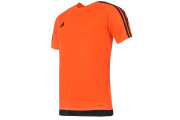 adidas 3 Stripe Estro T Shirt Mens - Solar Orange