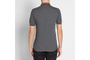 FRED PERRY SLIM FIT TWIN TIPPED POLO - Graphite Marl & Rosewood