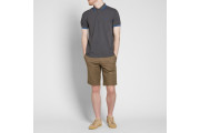 FRED PERRY SLIM FIT TWIN TIPPED POLO - Graphite, Aster & Regal