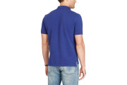 CLASSIC WEATHERED MESH POLO - YALE BLUE
