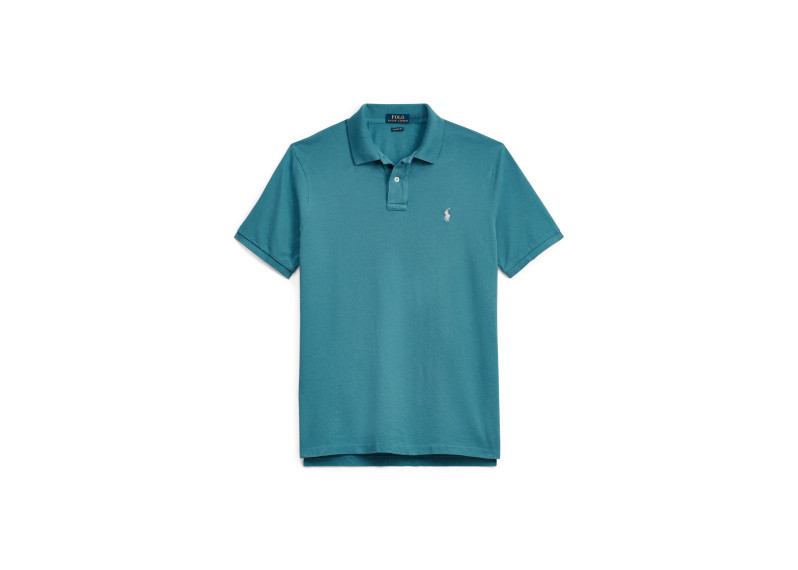 CLASSIC WEATHERED MESH POLO - BLUES