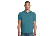 CLASSIC WEATHERED MESH POLO - BLUES
