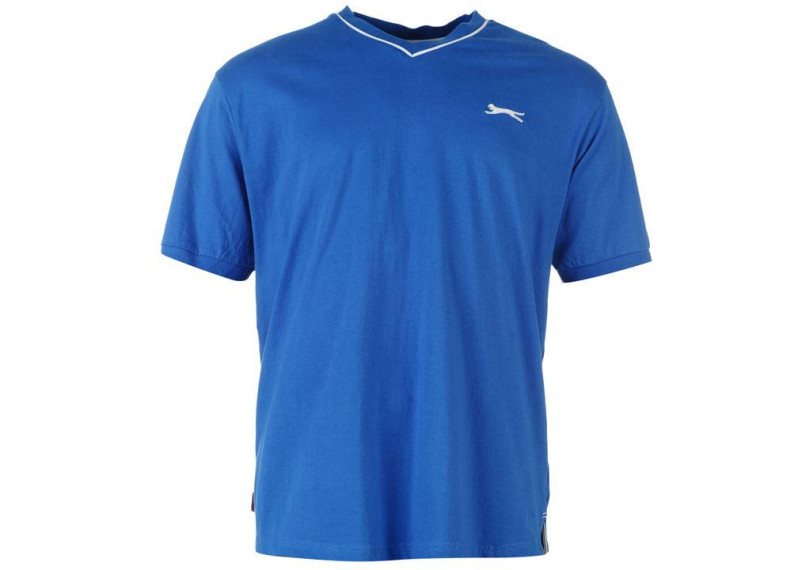 Slazenger V Neck T-Shirt - Royal Blue