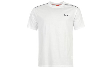 Slazenger Plain T Shirt Mens - White