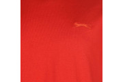 Slazenger Plain T Shirt Mens - Cherry Red