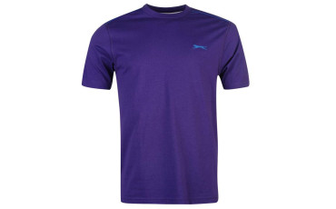 Slazenger Plain T Shirt Mens - Royal Purple