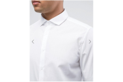 ASOS Regular Fit Shirt With Cutaway Collar In White