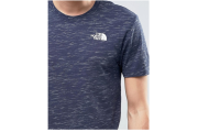 The North Face Red Box T-Shirt Back Logo in Navy Marl