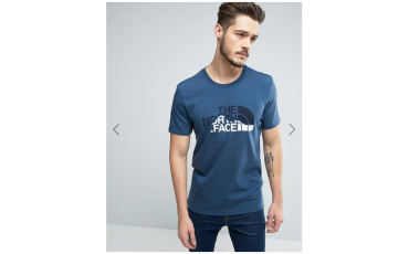The North Face Mountain Line T-Shirt in Blue